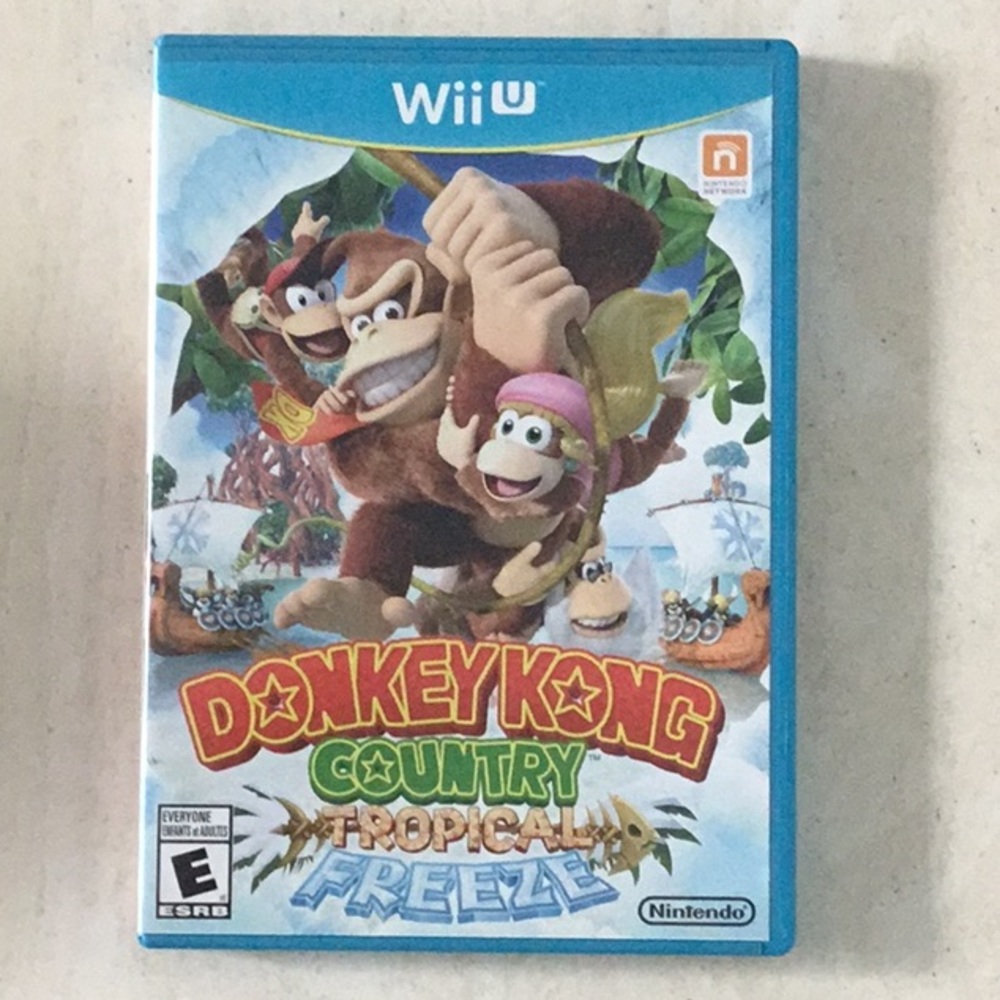 Donkey Kong Country Tropical Freeze Nintendo Wii U Game CIB Tested